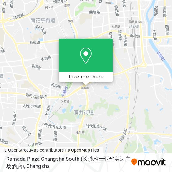 Ramada Plaza Changsha South (长沙雅士亚华美达广场酒店) map