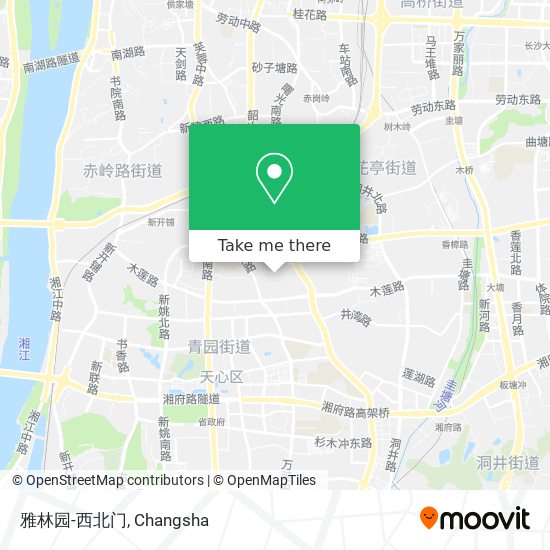 雅林园-西北门 map