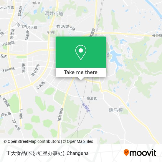 正大食品(长沙红星办事处) map