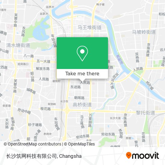 长沙筑网科技有限公司 map