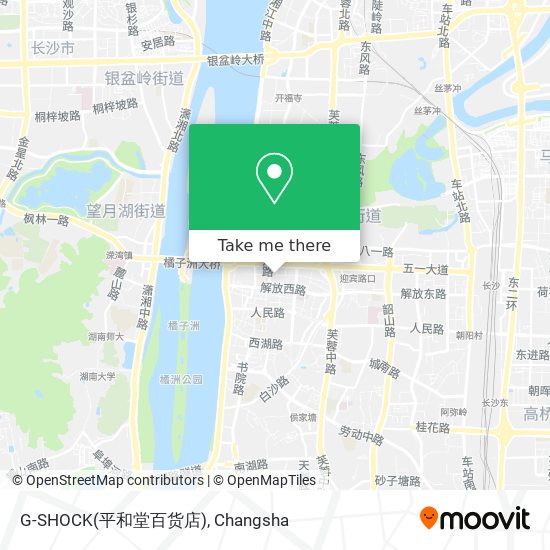 G-SHOCK(平和堂百货店) map