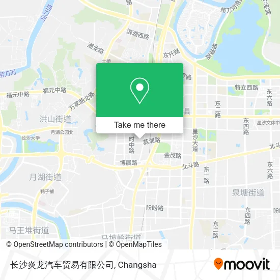 长沙炎龙汽车贸易有限公司 map