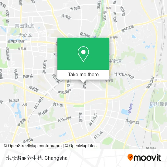 琪欣谐丽养生苑 map