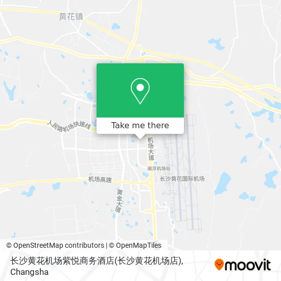 长沙黄花机场紫悦商务酒店(长沙黄花机场店) map