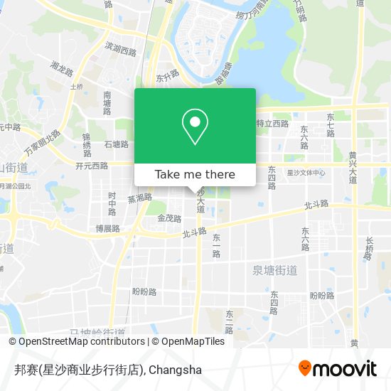 邦赛(星沙商业步行街店) map