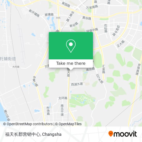 福天长郡营销中心 map