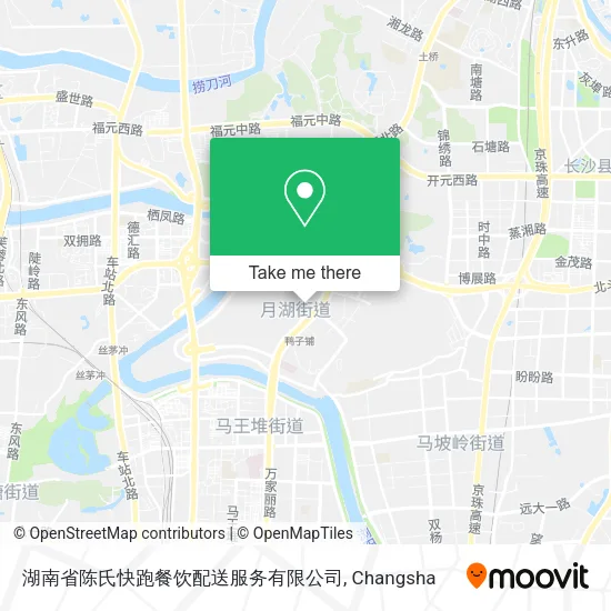 湖南省陈氏快跑餐饮配送服务有限公司 map