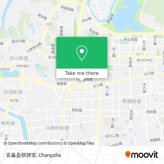 喜赢盈棋牌室 map
