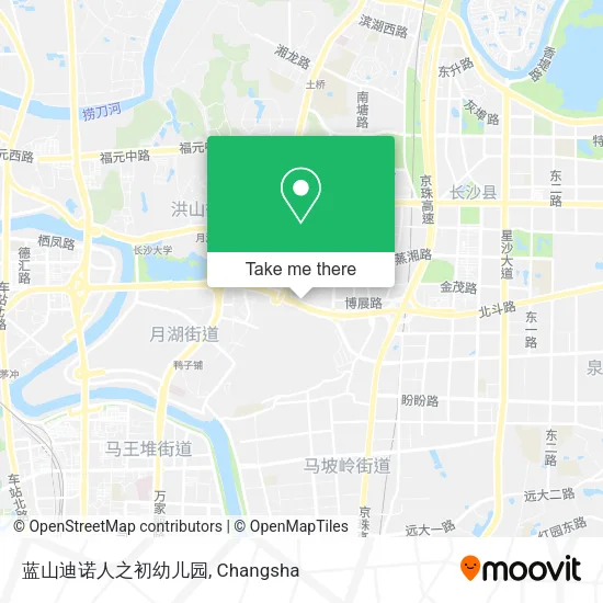 蓝山迪诺人之初幼儿园 map