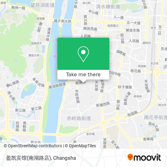 盈凯宾馆(南湖路店) map
