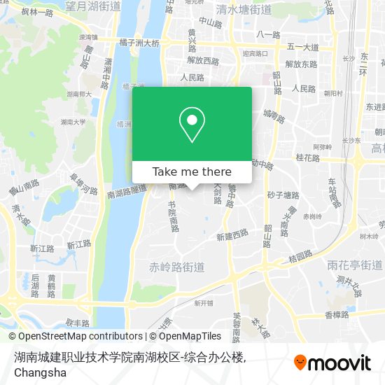 湖南城建职业技术学院南湖校区-综合办公楼 map