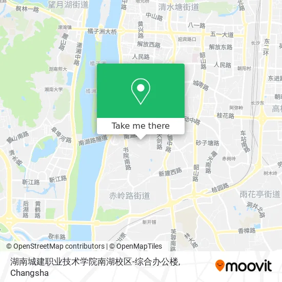 湖南城建职业技术学院南湖校区-综合办公楼 map