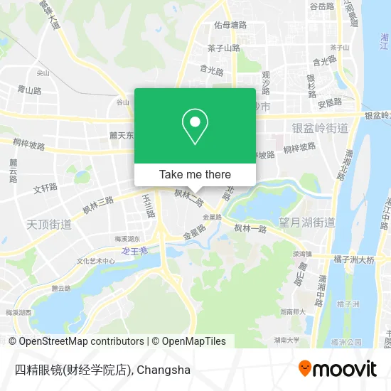 四精眼镜(财经学院店) map