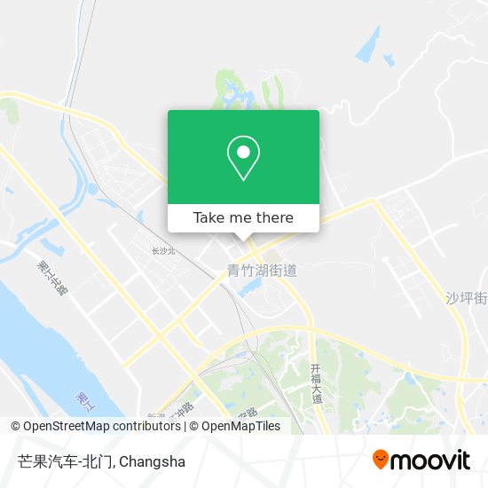 芒果汽车-北门 map