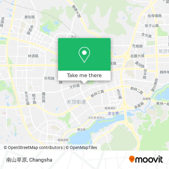 南山草原 map