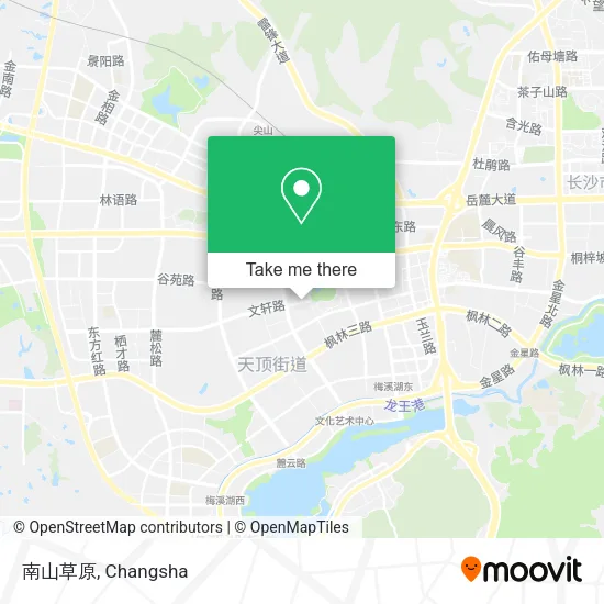 南山草原 map