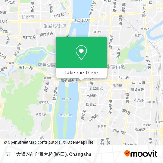 五一大道/橘子洲大桥(路口) map