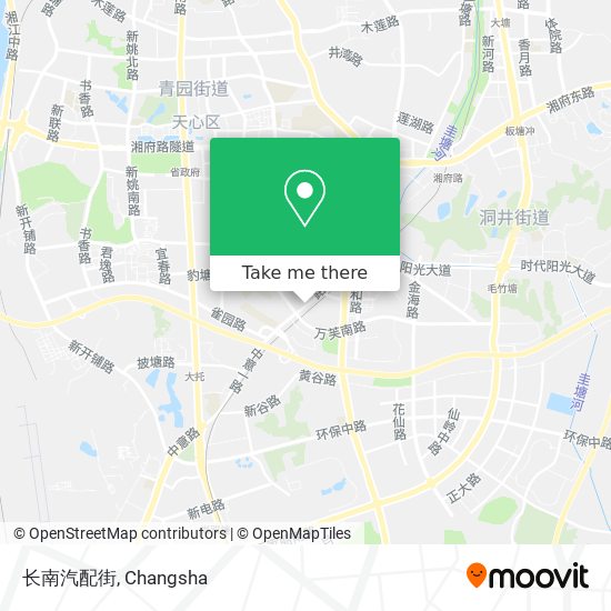 长南汽配街 map