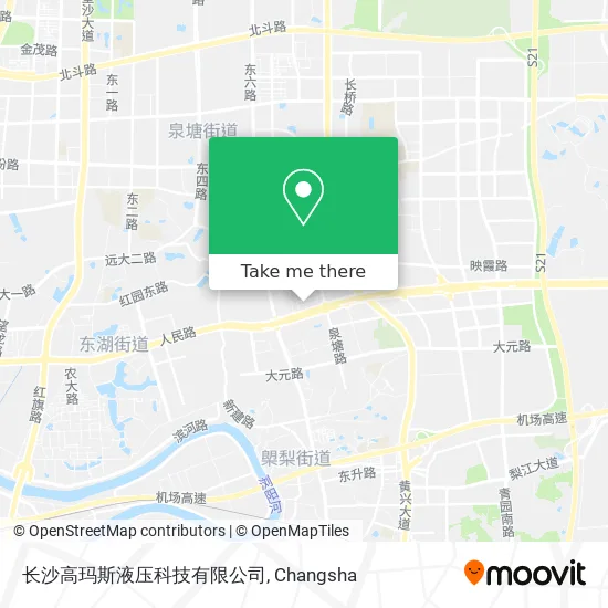 长沙高玛斯液压科技有限公司 map