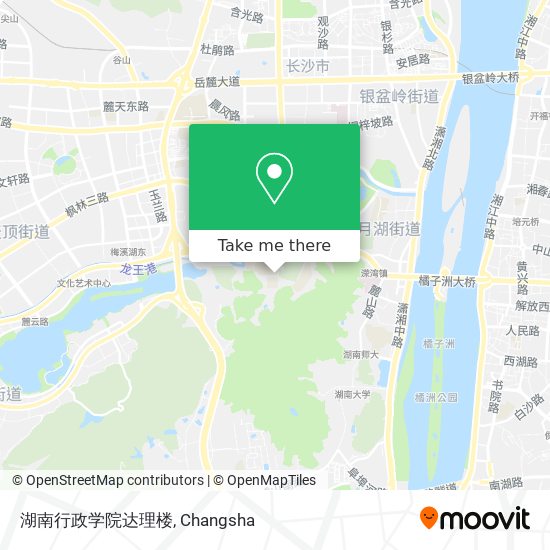 湖南行政学院达理楼 map
