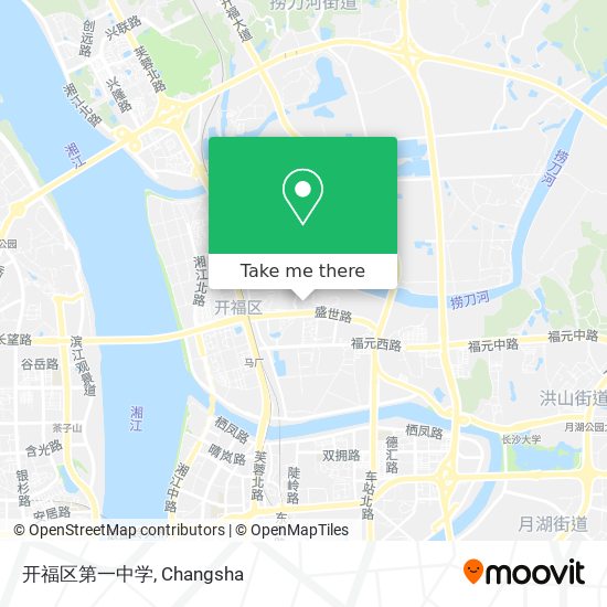 开福区第一中学 map