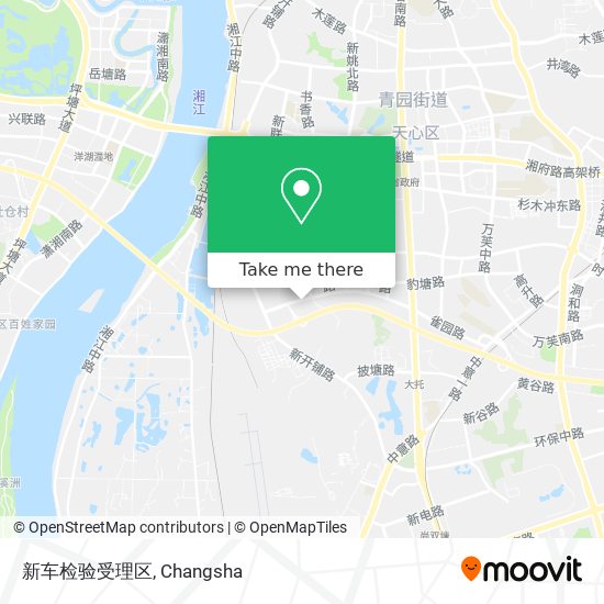 新车检验受理区 map