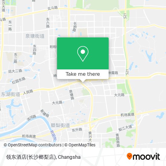 领东酒店(长沙榔梨店) map