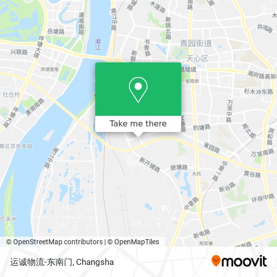 运诚物流-东南门 map