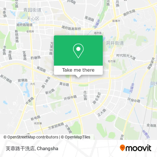 芙蓉路干洗店 map