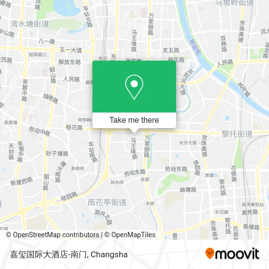 嘉玺国际大酒店-南门 map