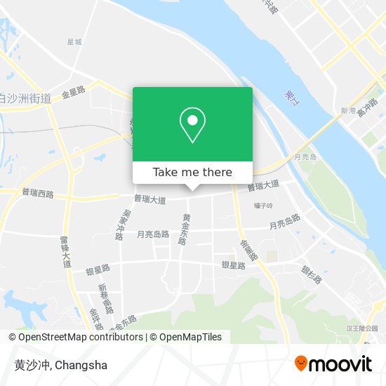 黄沙冲 map