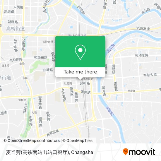 麦当劳(高铁南站出站口餐厅) map