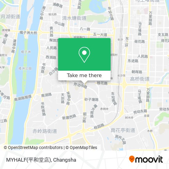 MYHALF(平和堂店) map