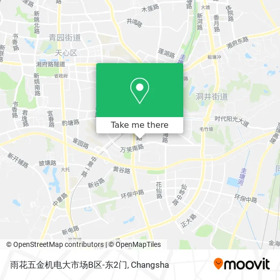 雨花五金机电大市场B区-东2门 map