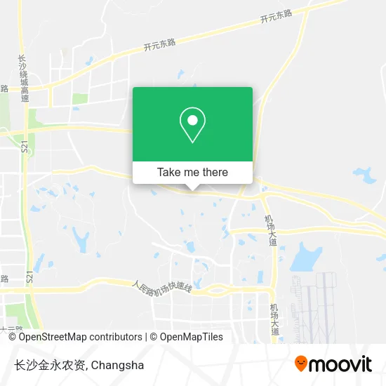 长沙金永农资 map