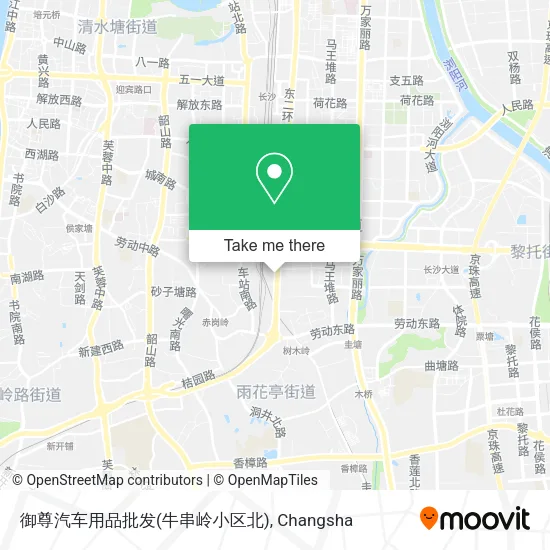 御尊汽车用品批发(牛串岭小区北) map