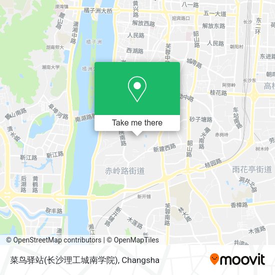 菜鸟驿站(长沙理工城南学院) map