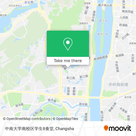 中南大学南校区学生8食堂 map