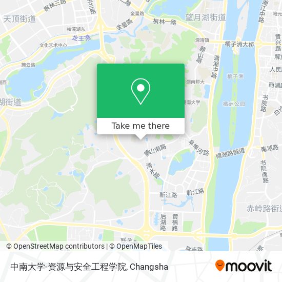 中南大学-资源与安全工程学院 map