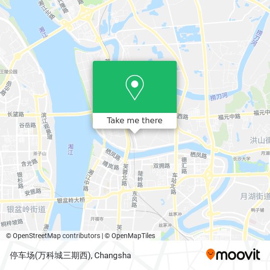 停车场(万科城三期西) map