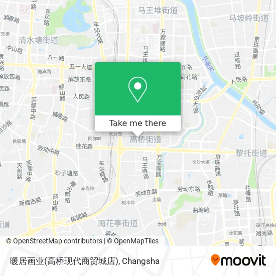 暖居画业(高桥现代商贸城店) map