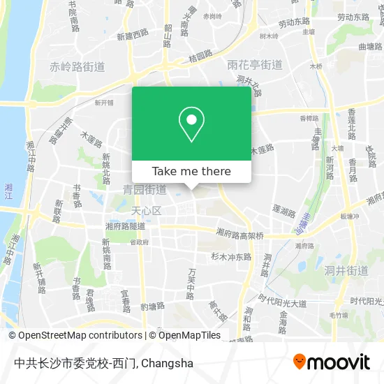 中共长沙市委党校-西门 map