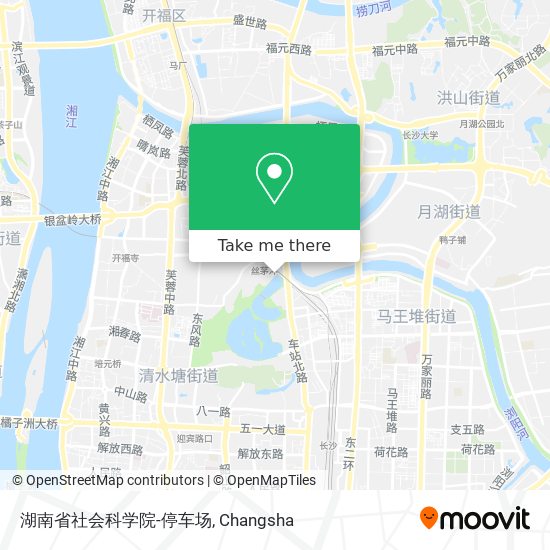 湖南省社会科学院-停车场 map