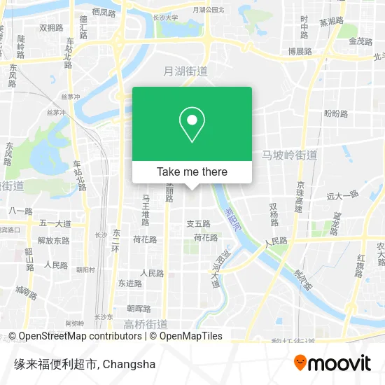 缘来福便利超市 map
