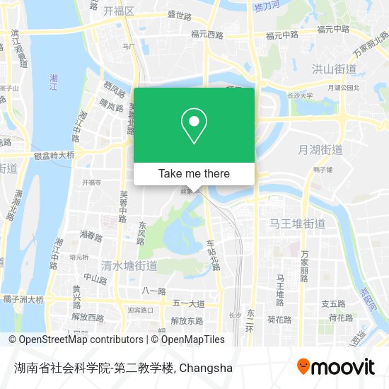 湖南省社会科学院-第二教学楼 map