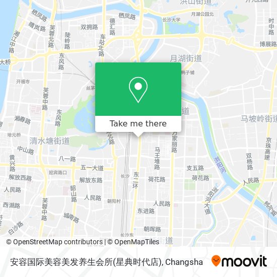 安容国际美容美发养生会所(星典时代店) map