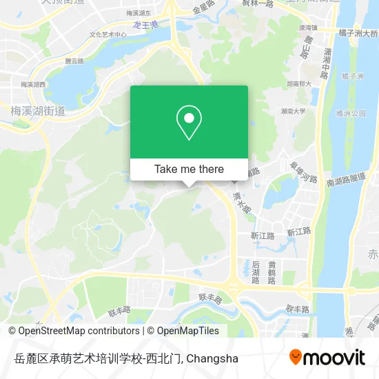 岳麓区承萌艺术培训学校-西北门 map