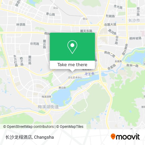 长沙龙榻酒店 map