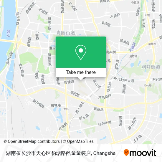 湖南省长沙市天心区豹塘路酷童童装店 map