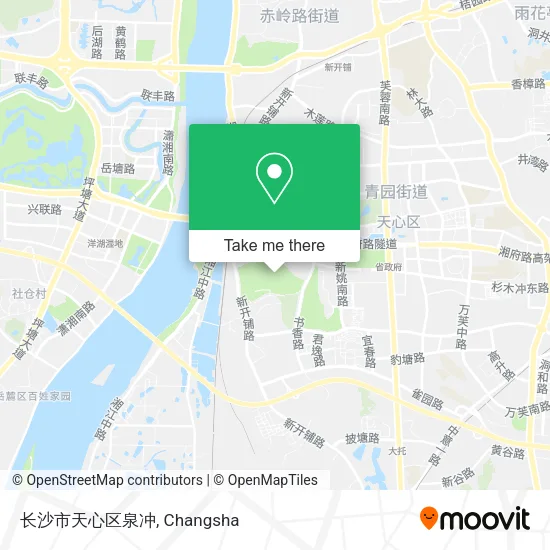 长沙市天心区泉冲 map